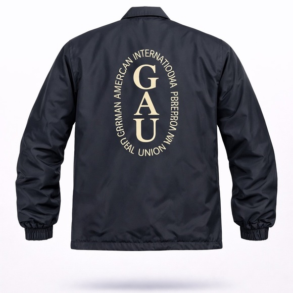 Sportsman Other - Vtg Sportsman Graphics Art International Union Fleece Lined Coaches Jacket Sz S​